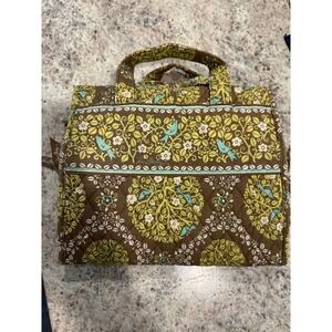 Vera Bradley Sittin In A Tree Hanging Cosmetic Makeup organizer foldable Storage